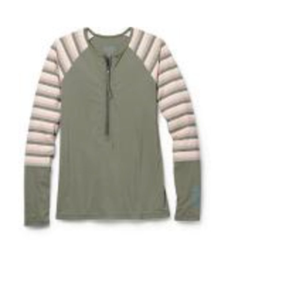 NWT Carve Designs Kona Rashguard - XL moss rainbow